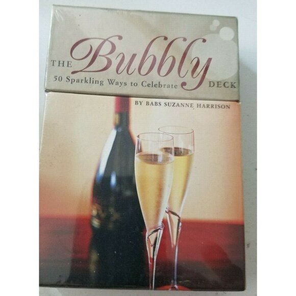 Card Bubbly Deck 50 Sparkling Ways to Celebrate Babs Suzanne Harrison 2004 Mumm - Picture 2 of 7